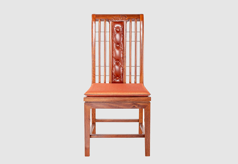 林芝芙蓉榭中式实木餐椅效果图